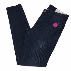 ARIZONA SKINNY MOTO JEANS DARK WASH
